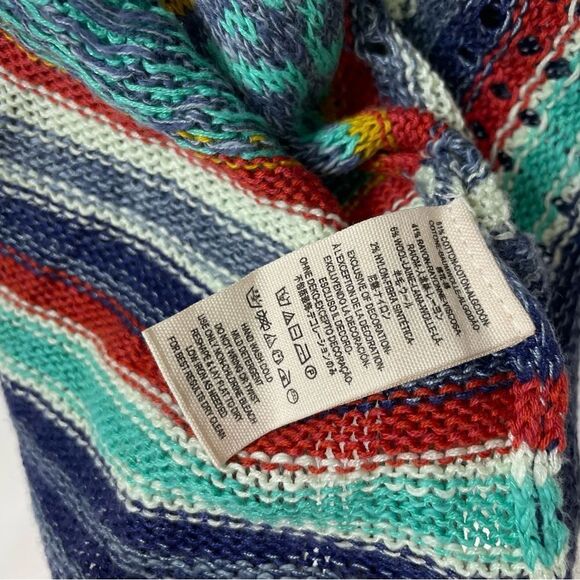 Free People Catching Hearts Tunic Dress Women XS Blue Multicolored - Picture 5 of 6
